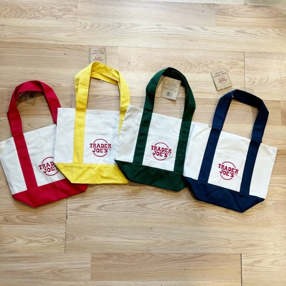 Trader Joe’s Four Mini‎ Canvas Totes